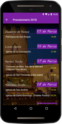 Procesiones de la App Semana Santa de Badajoz