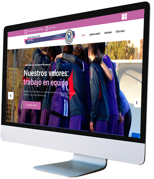 Website Club Deportivo Marista Badajoz